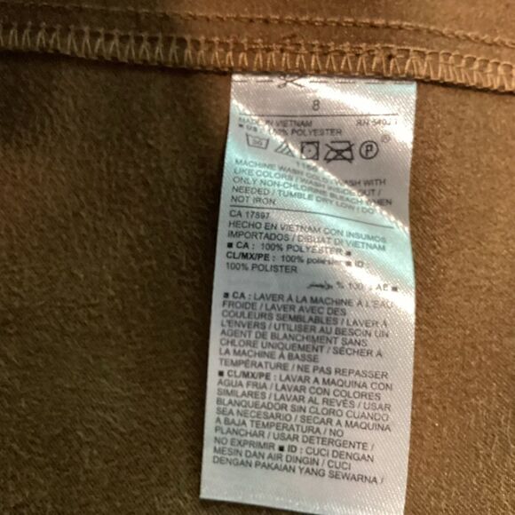 NWOT. Old Navy Faux Suede Gold Skirt in Women’s size 8 - Picture 5 of 8